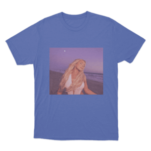 Beach Dusk T Shirt Blue