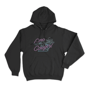 Emo Cowgirl Hoodie Black