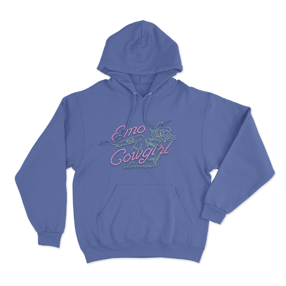 Emo Cowgirl Hoodie Blue Emo Cowgirl Hoodie Blue