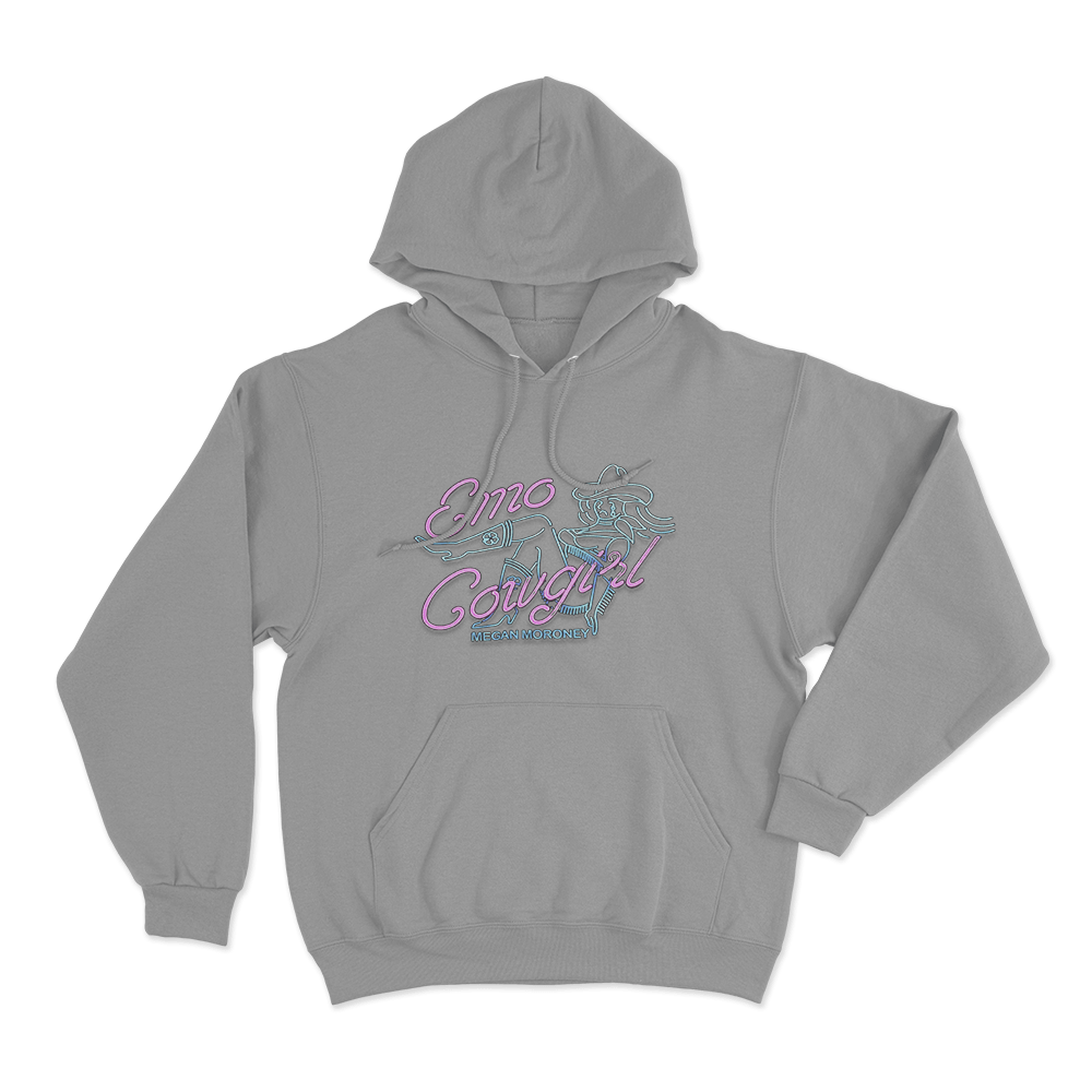 Emo Cowgirl Hoodie Grey Emo Cowgirl Hoodie Grey