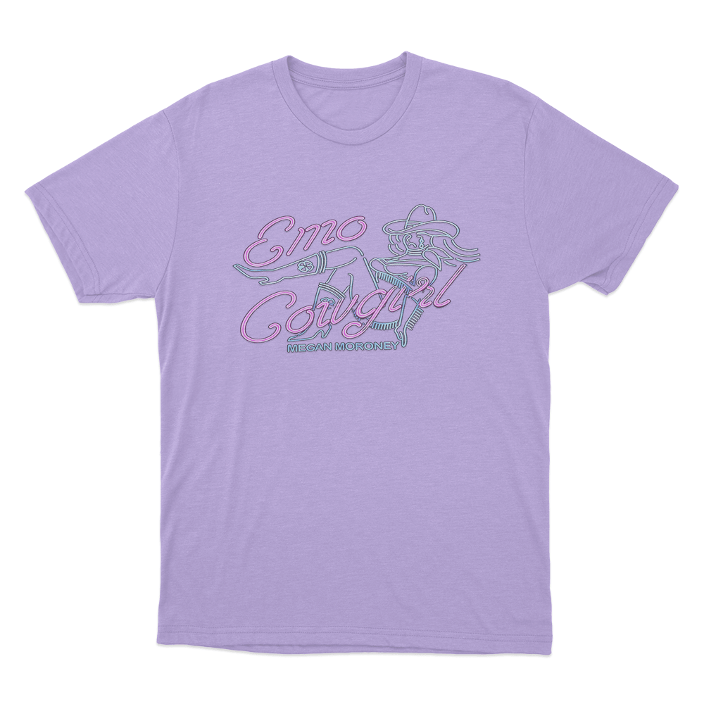 Emo Cowgirl T Shirt Purple Emo Cowgirl T Shirt Purple