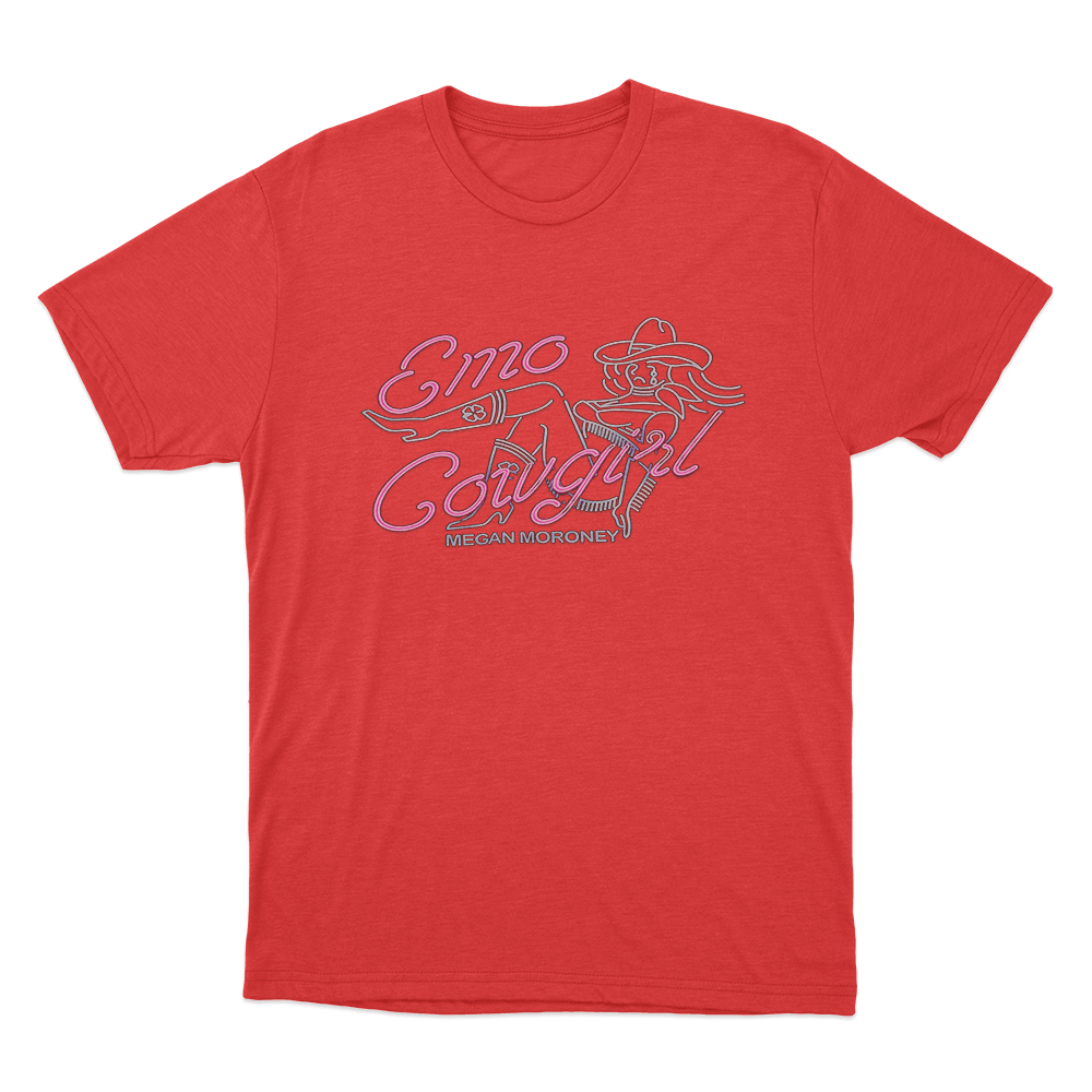 Emo Cowgirl T Shirt Red Emo Cowgirl T Shirt Red