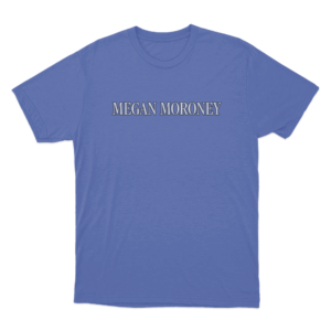 Megan Moroney Logo T Shirt Blue